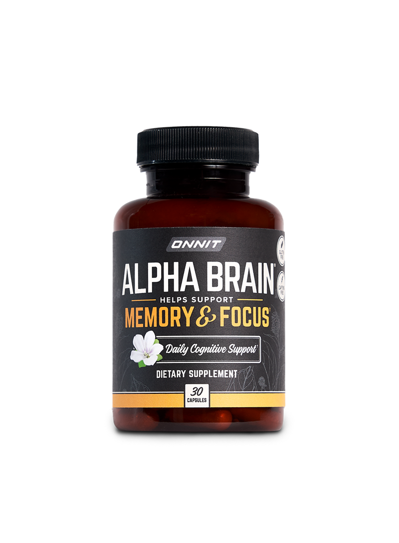 Alpha Brain by Onnit – 30 & 90 Capsules